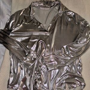 Metallic Pookie & Sebastian blouse.